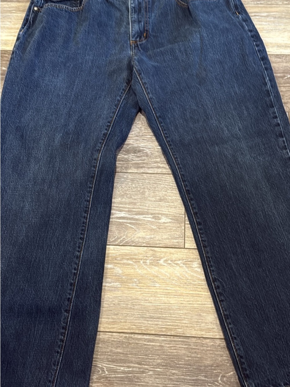 Urban Outfitters Men's Dark Indigo Straight Jeans